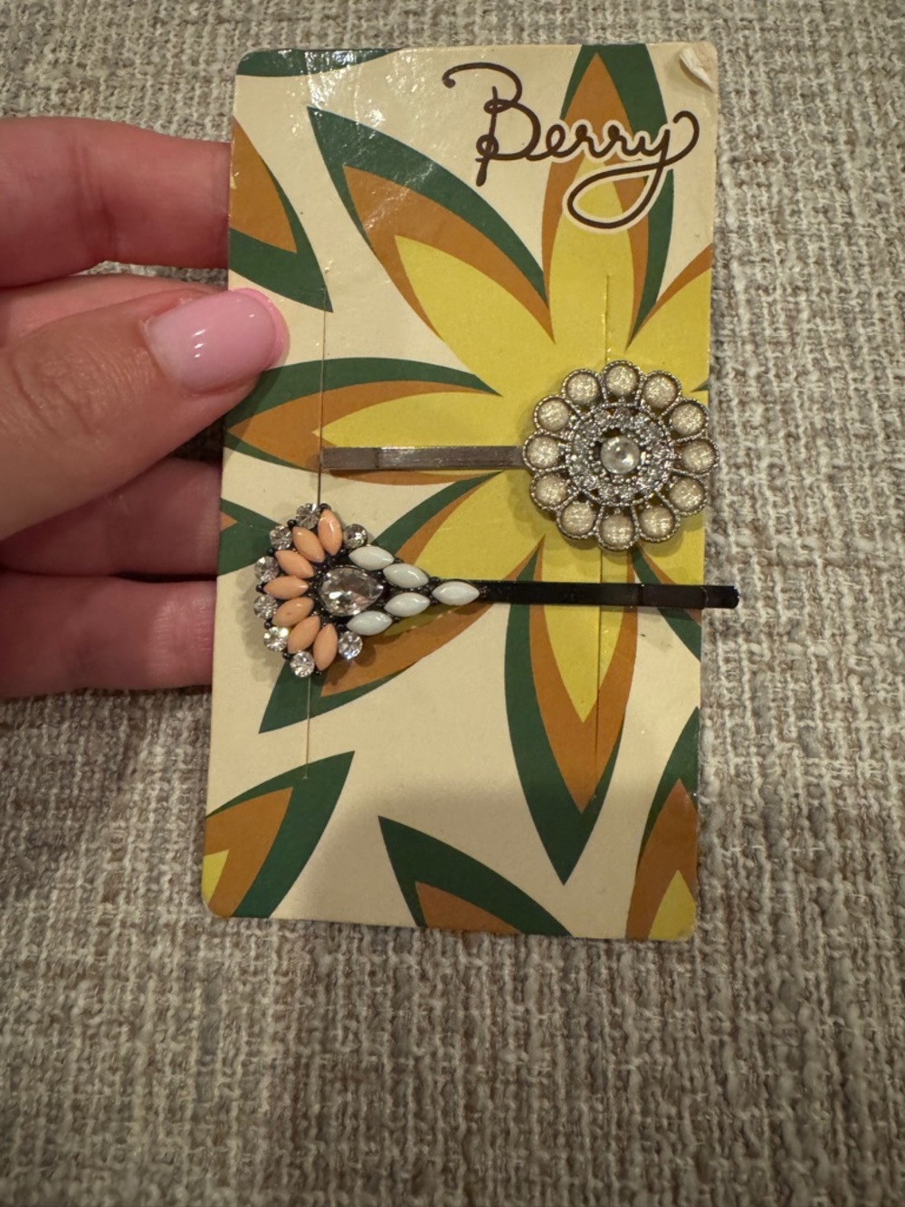 Berry Hair Pin Set - Picture 2 of 2